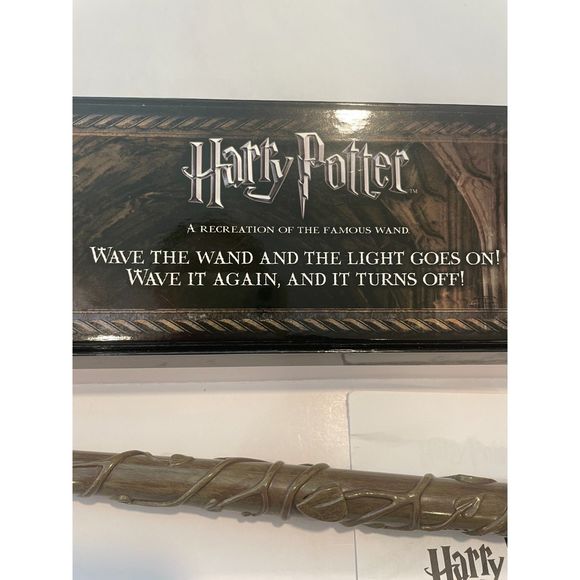 ~ Hermione Granger Costume Med: Wand Light-Up, Robe/Cloak, Tie Halloween Girl's - Picture 12 of 14